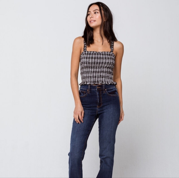 Volcom Seriously Plaid Seersucker Tank Top - Picture 8 of 12